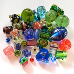Lot of glass lampwork beads